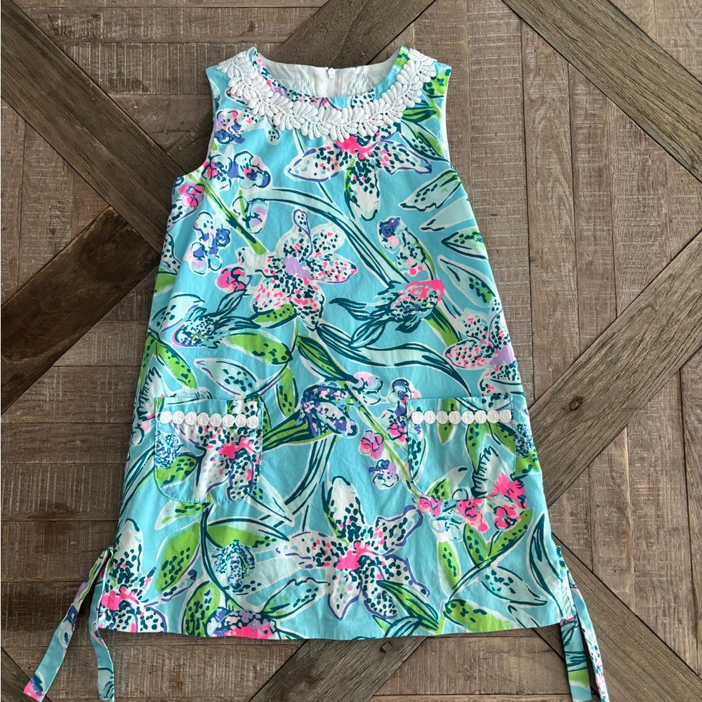 Lilly Pulitzer Kids Dress - Blue and Pink Floral
